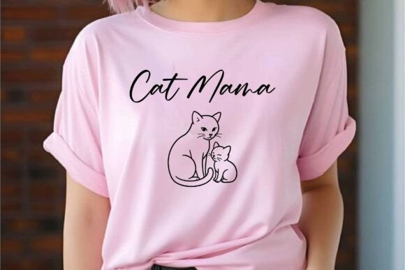 Cat Mama SVG Graphics for Crafts