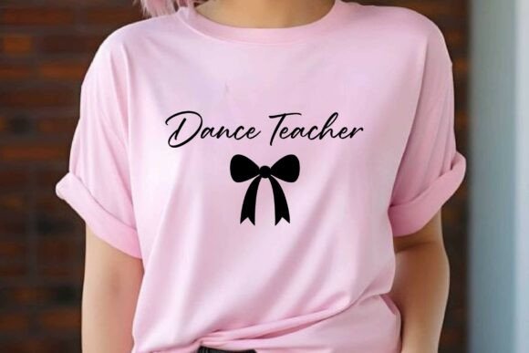 Dance Teacher SVG PNG T-shirt Design: Graphics for Crafts & Content