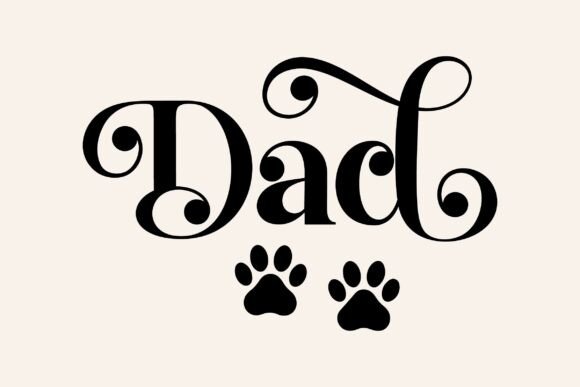 Dog Dad, Cat Dad, Dad SVG Graphics for Crafts
