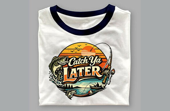 Fishing T-Shirt Designs SVG Bundle.Vo-17: Graphics for Crafts & Content