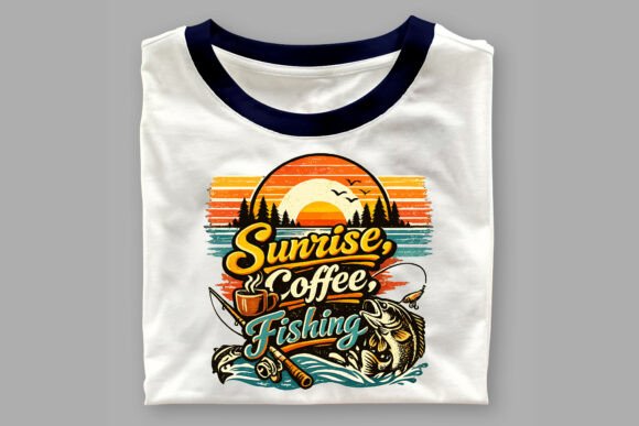 Fishing T-Shirt Designs SVG Bundle.Vo-20: Graphics for Crafts