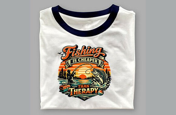 Fishing T-Shirt Designs SVG Bundle. Vo-9: Graphics for Crafts & Local Branding