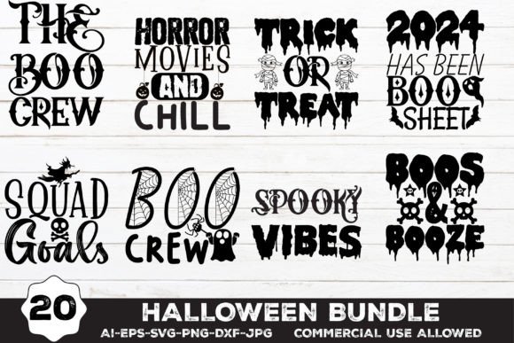 Halloween Bundle SVG Shirt Design: Graphics for Crafts & Campaigns
