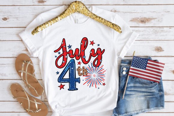 Happy July 4th Graphics for Crafts & Local Branding