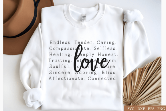 Love Words PNG SVG: Crafts & Graphics for Handmade Business