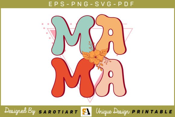Mama Mother’s Day SVG T-shirt Design: Graphics & Crafts Asset Review