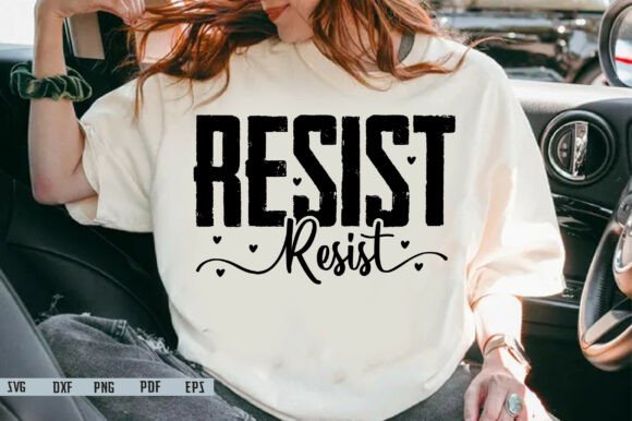 Resist T-Shirt Graphics for Crafts & Branding