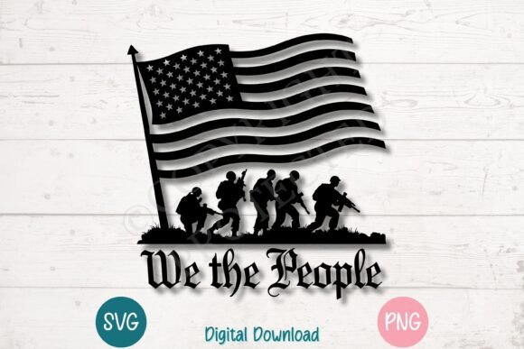 We the People Military Soldiers Graphics